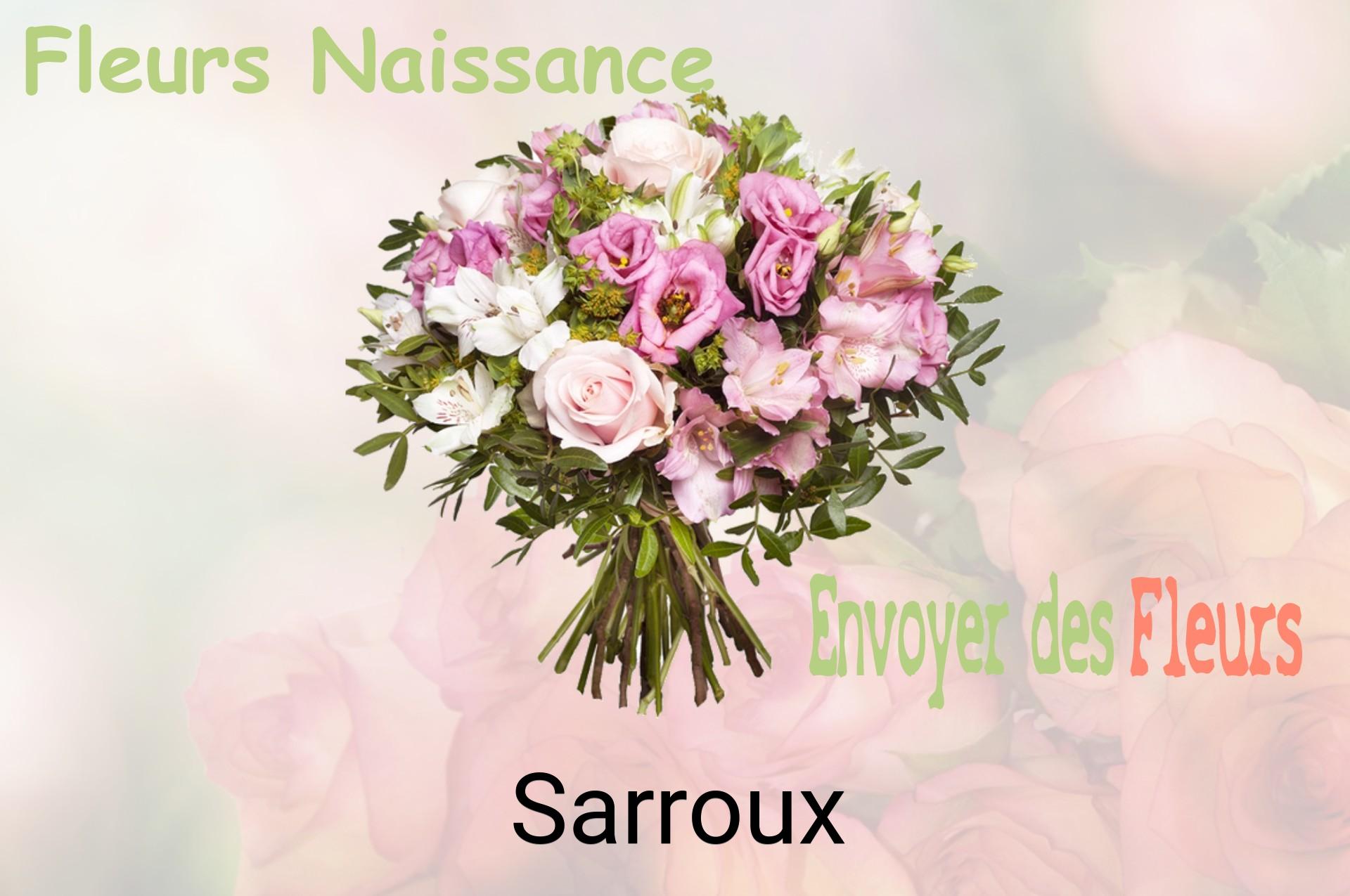 Bouquet de fleurs de naissance livré à Sarroux