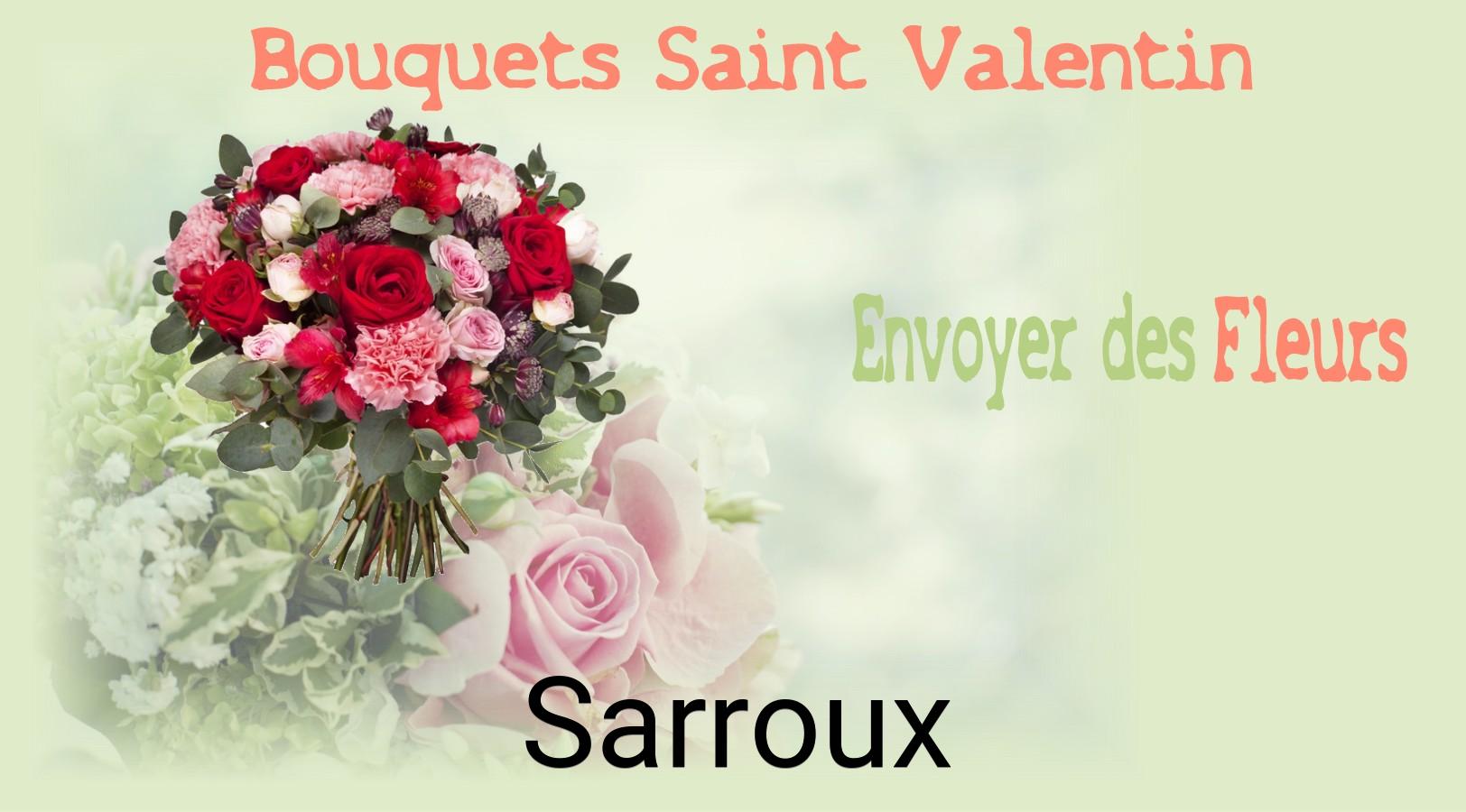 Roses de Saint-Valentin livrées à Sarroux